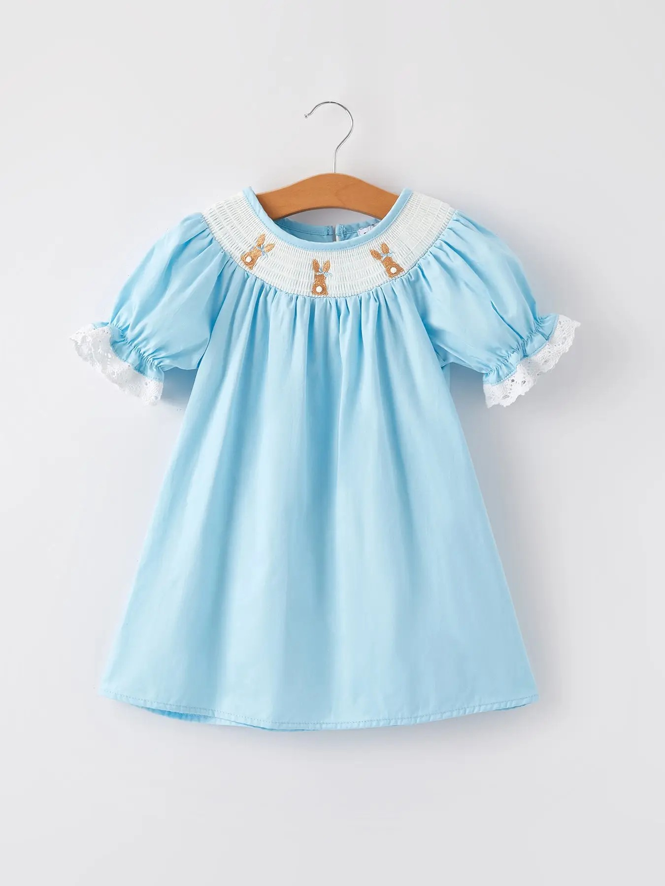 Hoppy Easter Smocked Dress