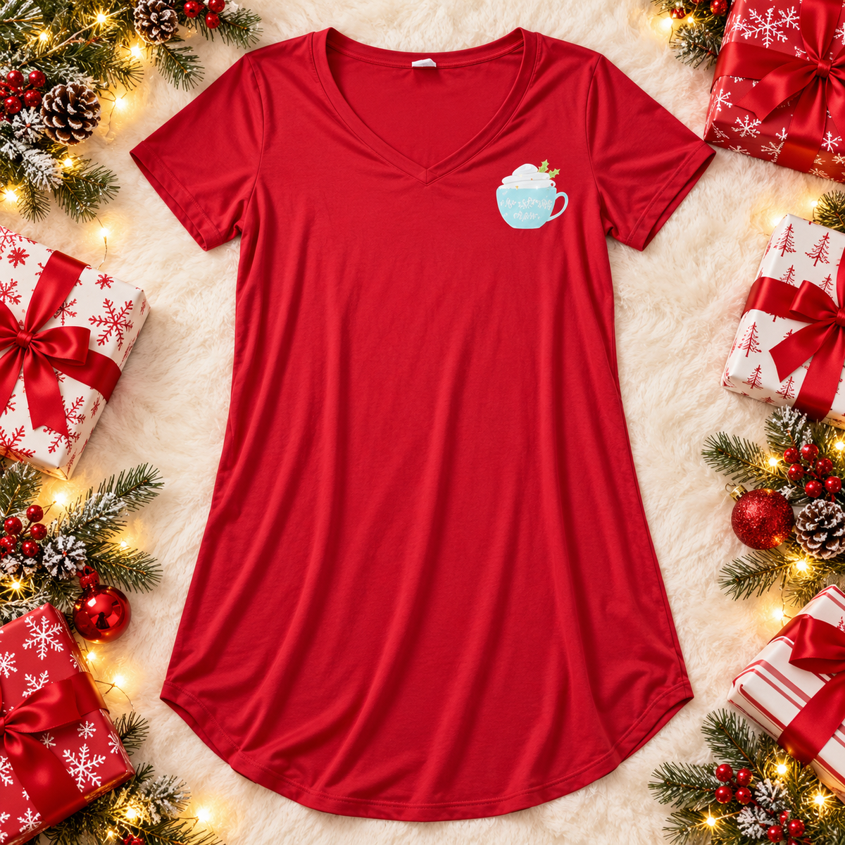 Christmas Cheer Holiday Sleep Shirt