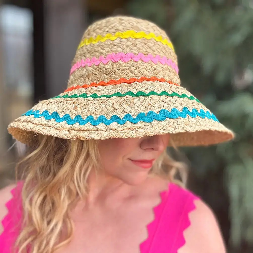 Beach Bound Raffia Bucket Hat