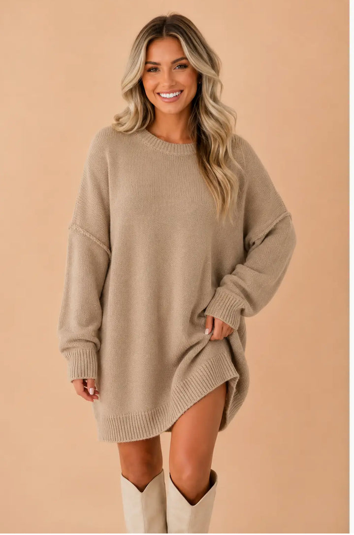 Cozy Comes Easy Sweater Dress