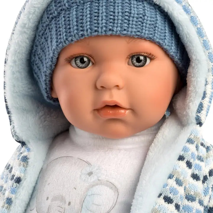 16.5" Soft Body Crying Baby Doll | Enzo