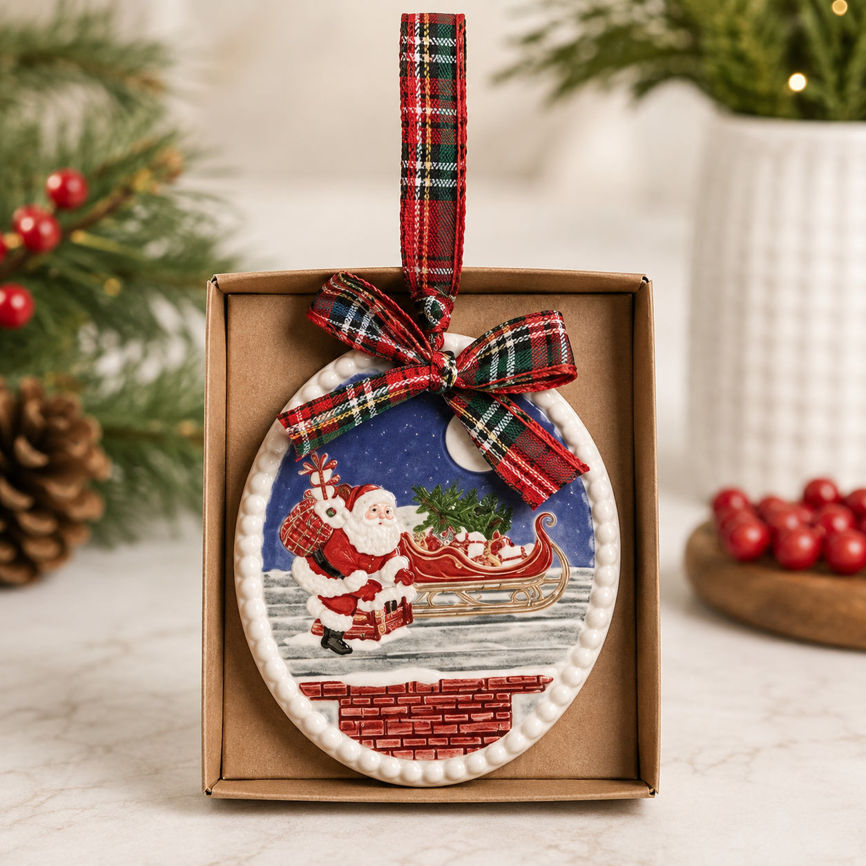 Santa's Rooftop | Ornament
