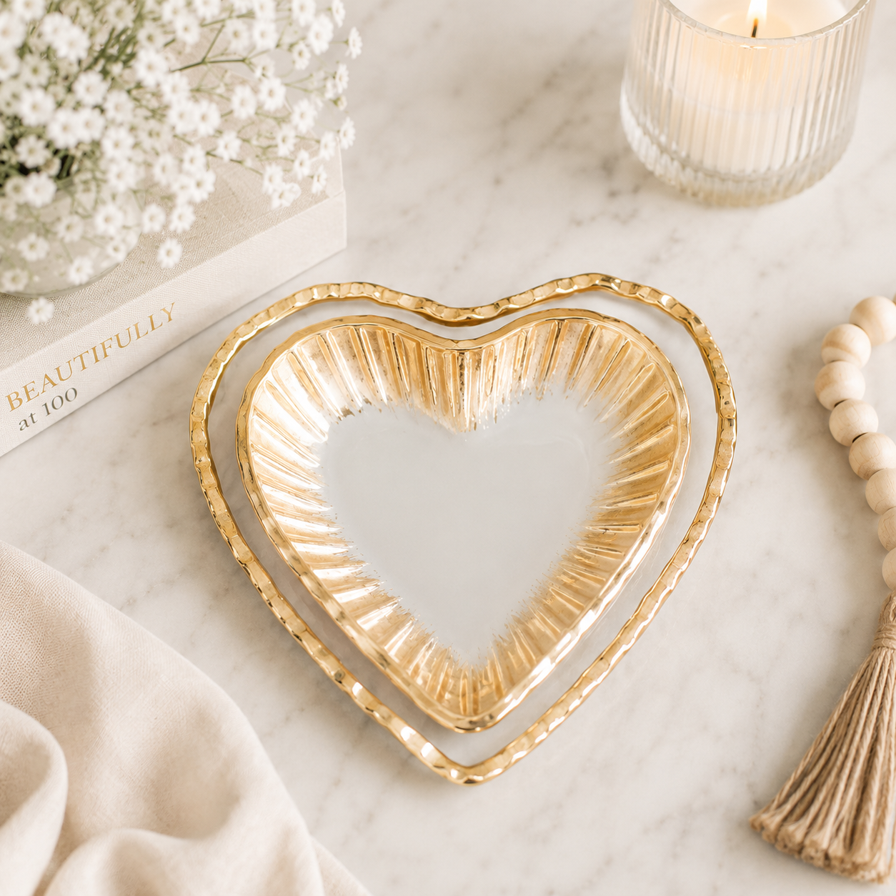 Mud Pie | Gold Tidbit Tray