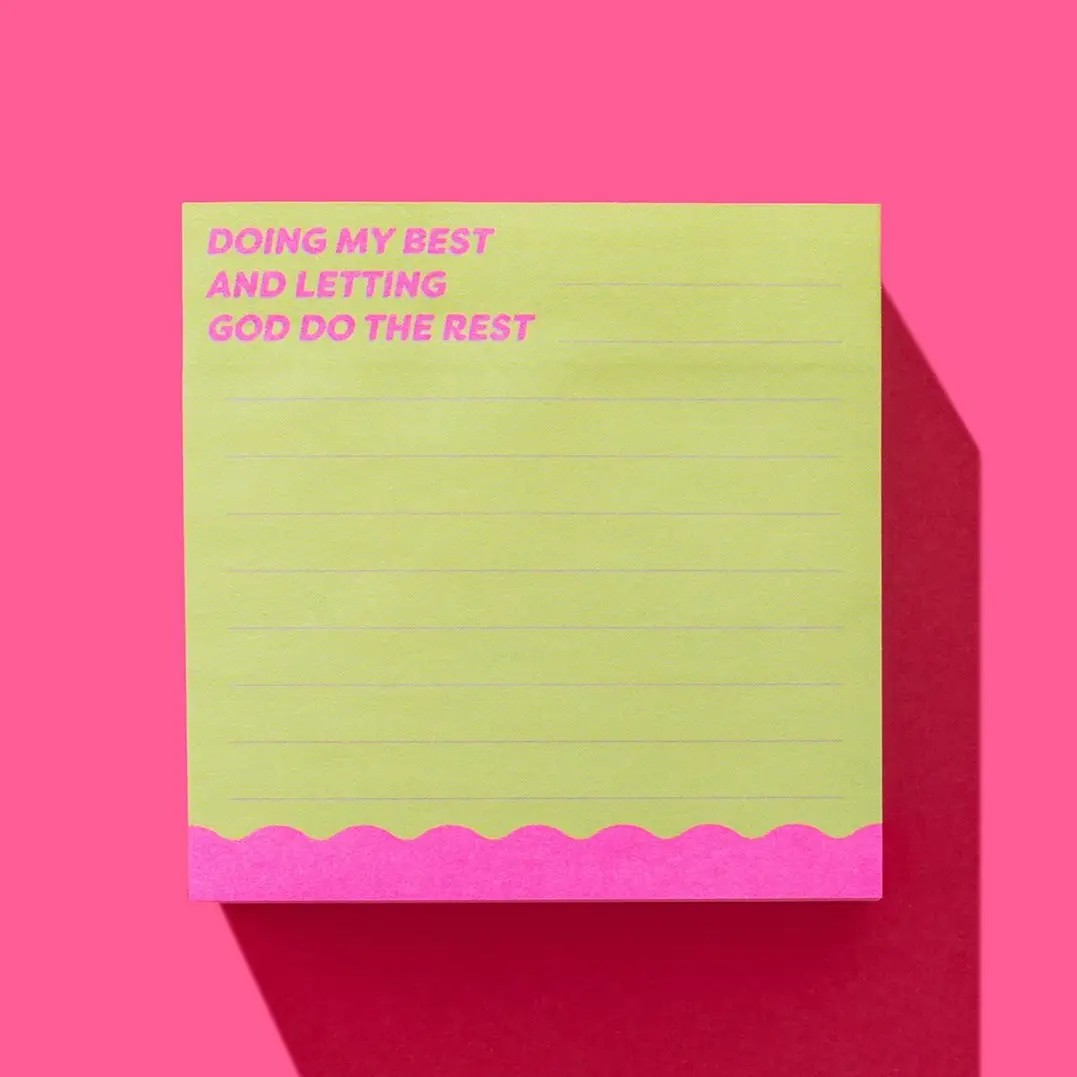 Doing My Best......Sticky Note Pad