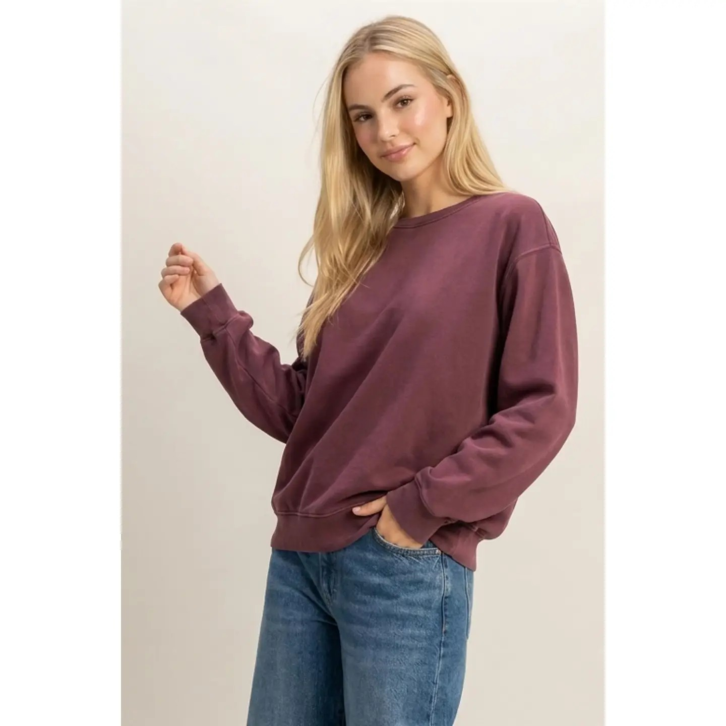 The Mulberry Mineral Wash Sweatshirt
