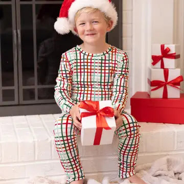 Kids Plaid PJ Set