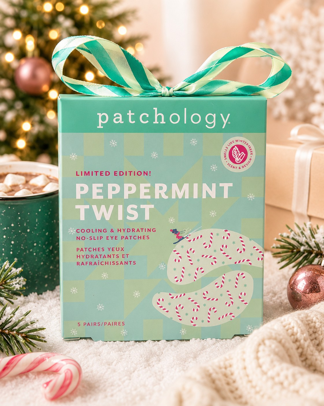 Peppermint Twist Eye Patch | Patchology