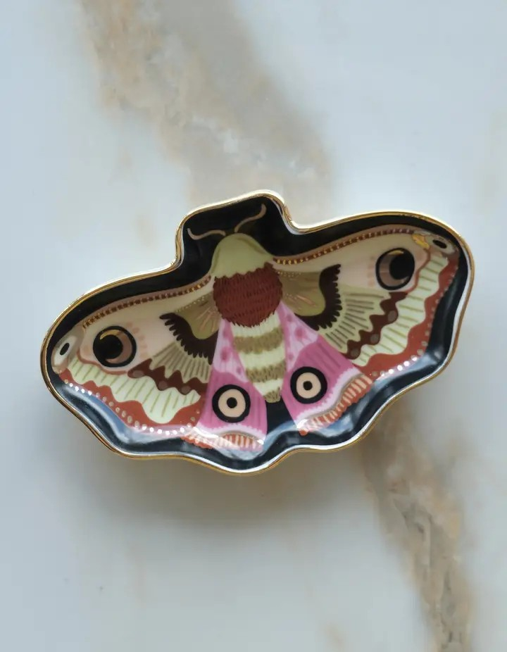 Moon Moth Trinket/Dice Dish