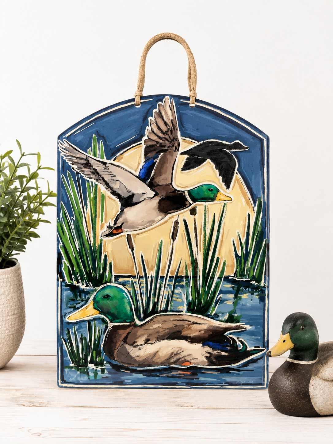 Mallard Ducks Door Hanger