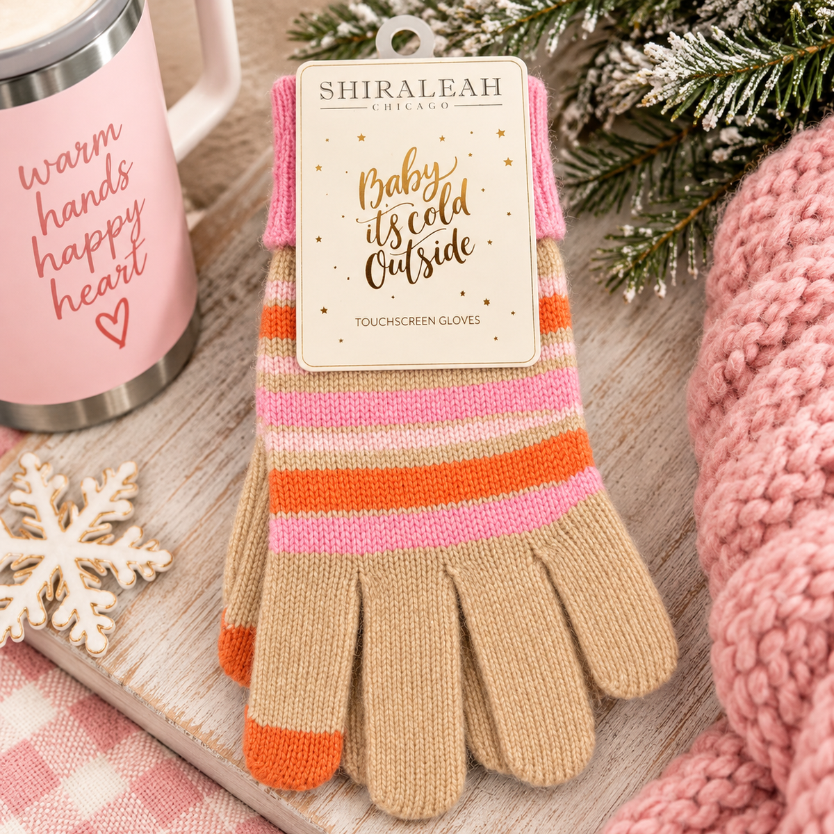Snow Kissed Touch Screen Gloves