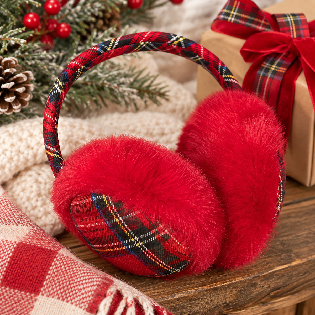 Scottie Earmuffs | Red