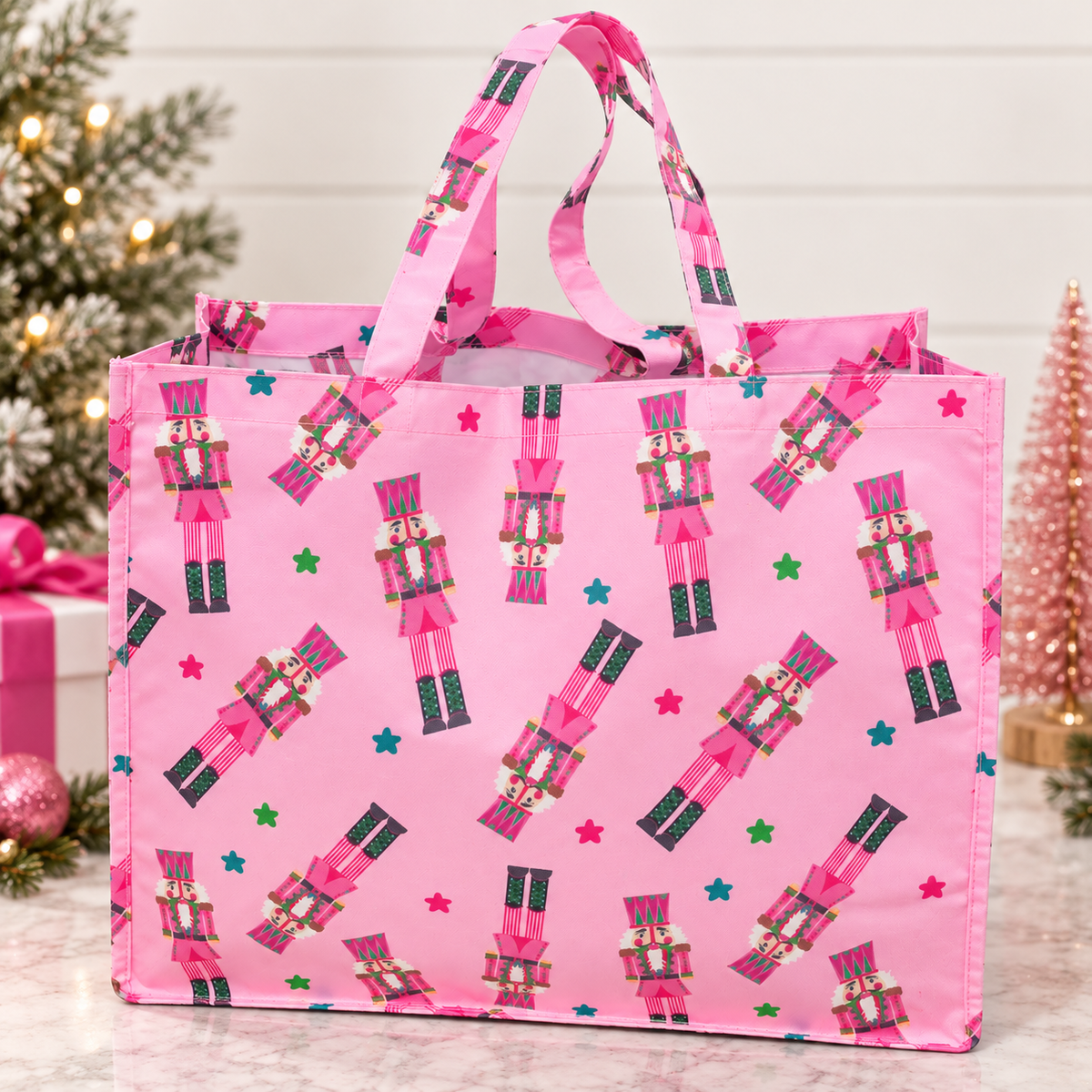 Crackin' Christmas Large Tote