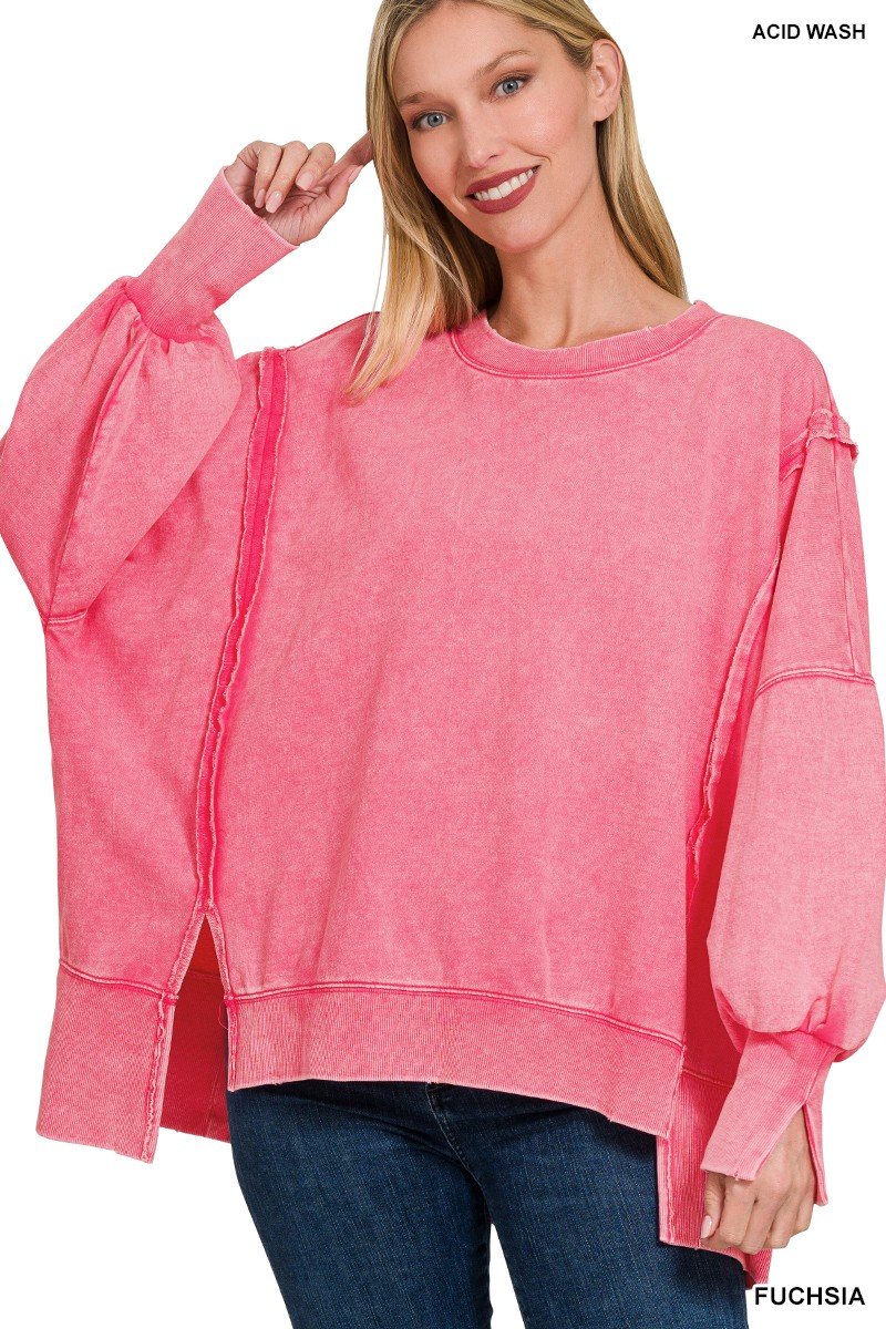 Acid Wash Sweatshirt