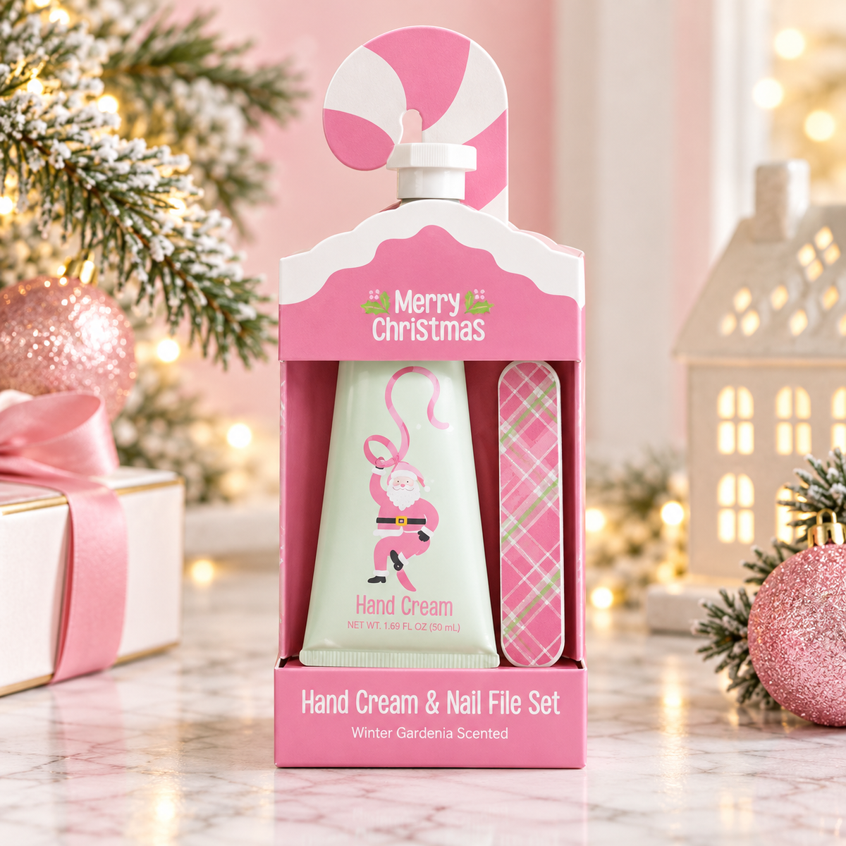 Wrapped in Ribbons Hand Cream and Nail File Set
