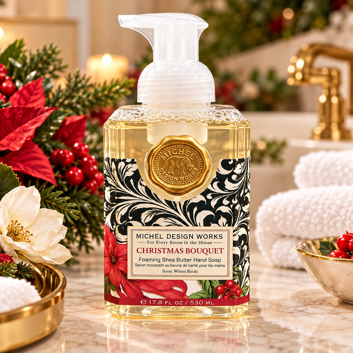 Christmas Bouquet Foaming Soap
