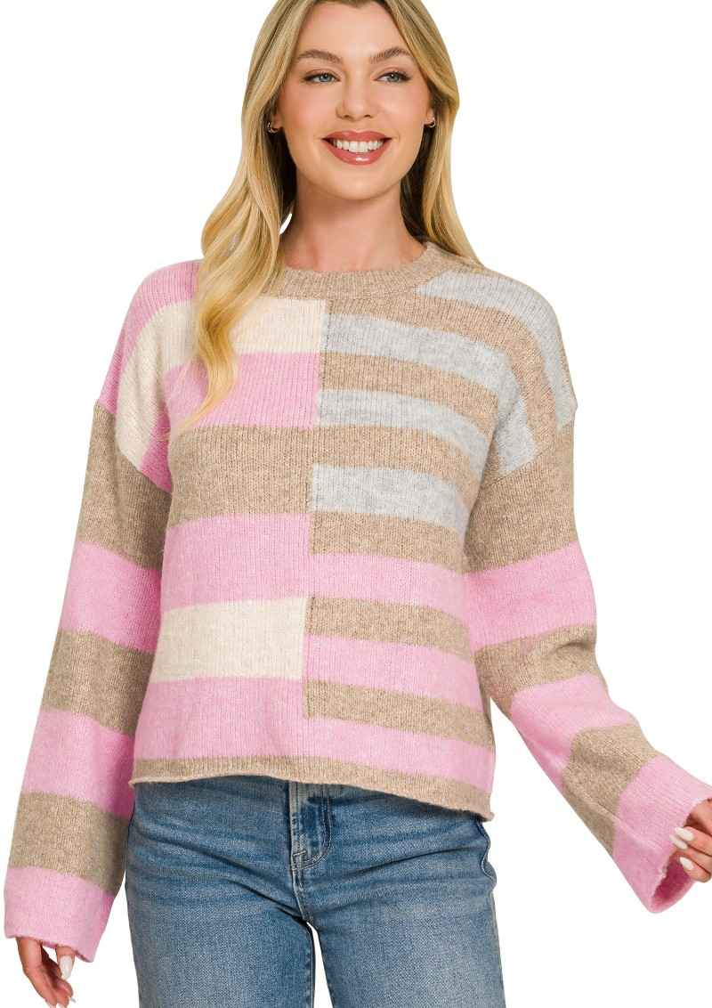 Blush & Oat Sweater