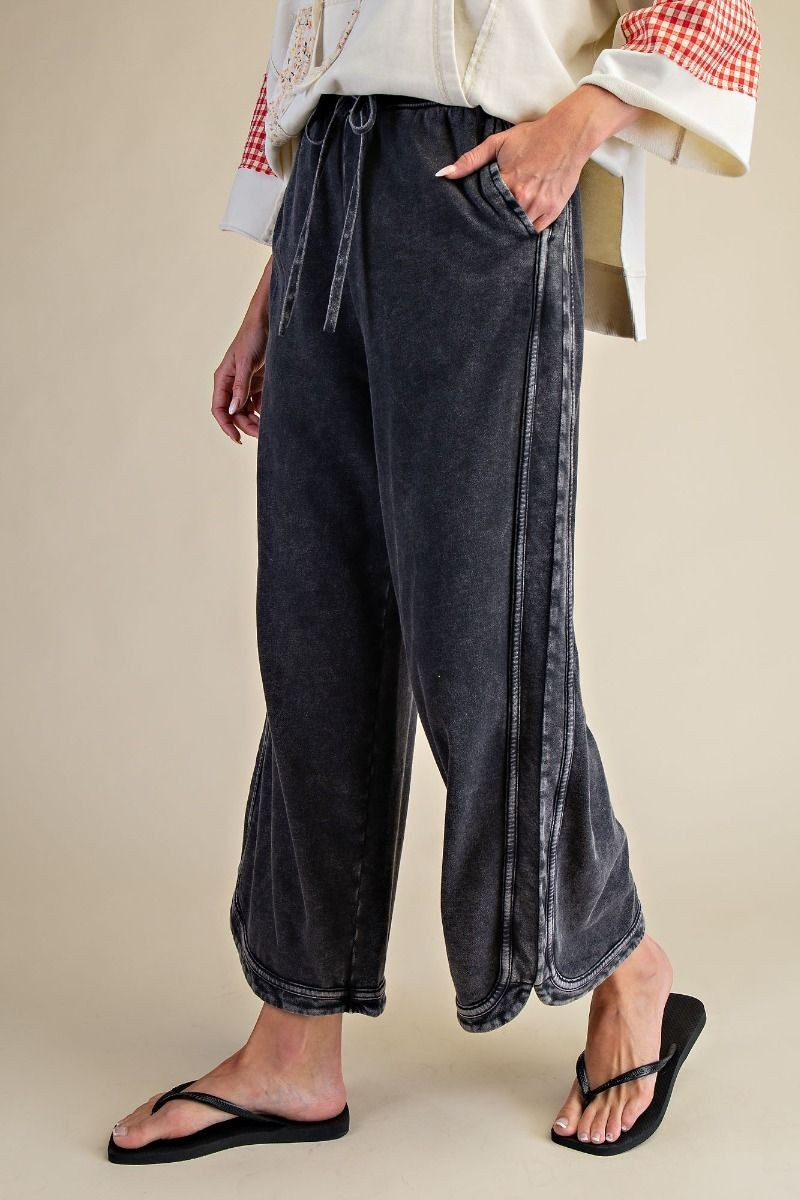Ash Mineral Washed Pants | Easel