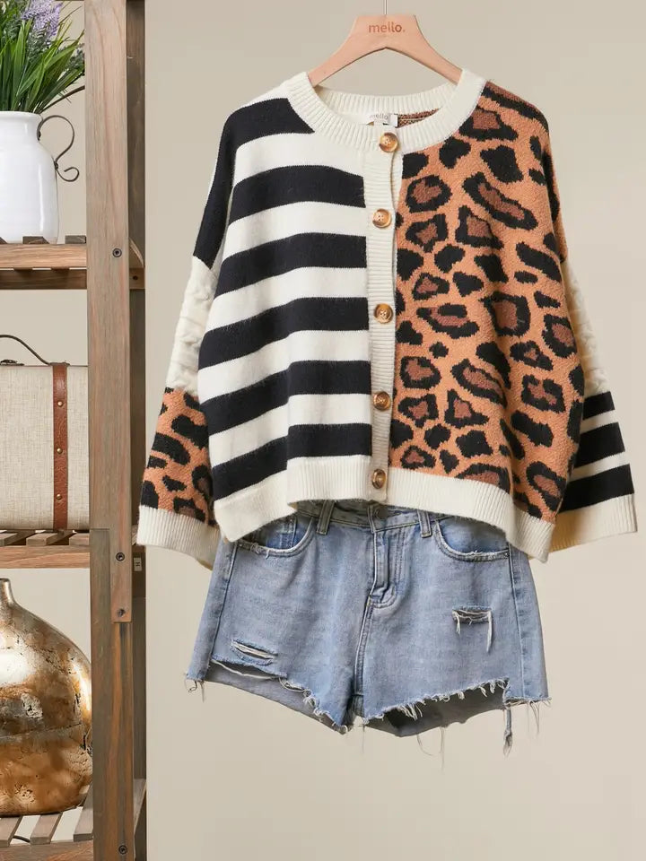 π Wild Side Colorblock Cardigan π€