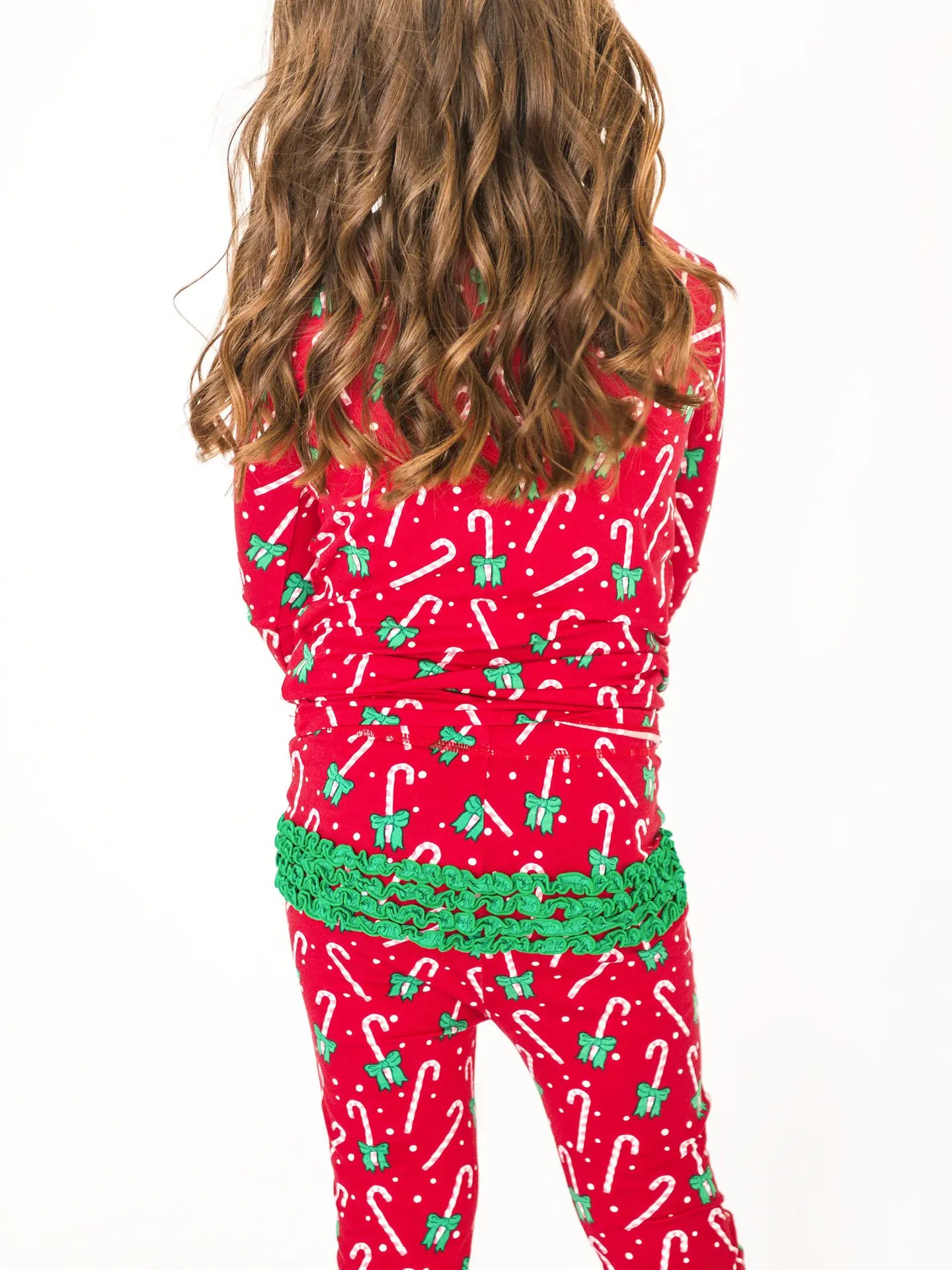 Candy Cane Cutie Ruffle PJ Set