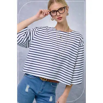 Classic Stripe Boxy Top