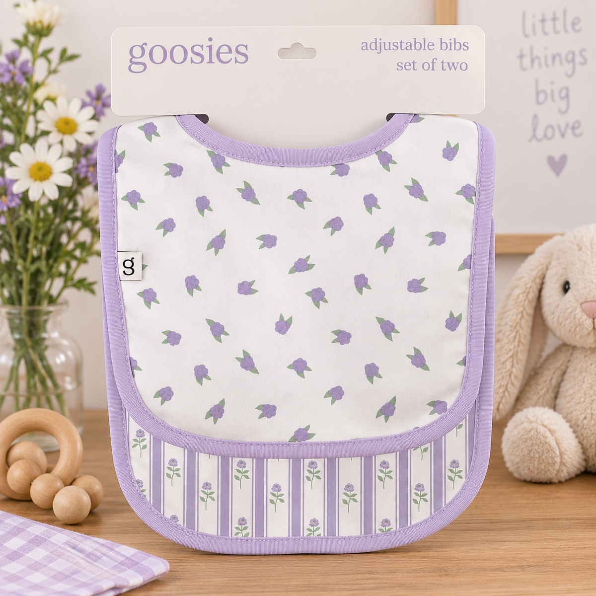 Floral Bib Set
