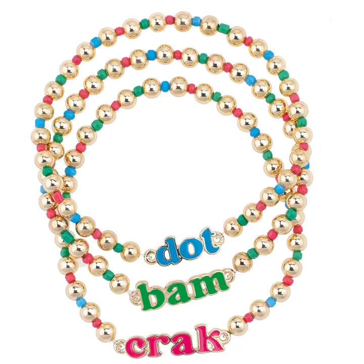 Dot - Crack - Bam | Bracelet Set