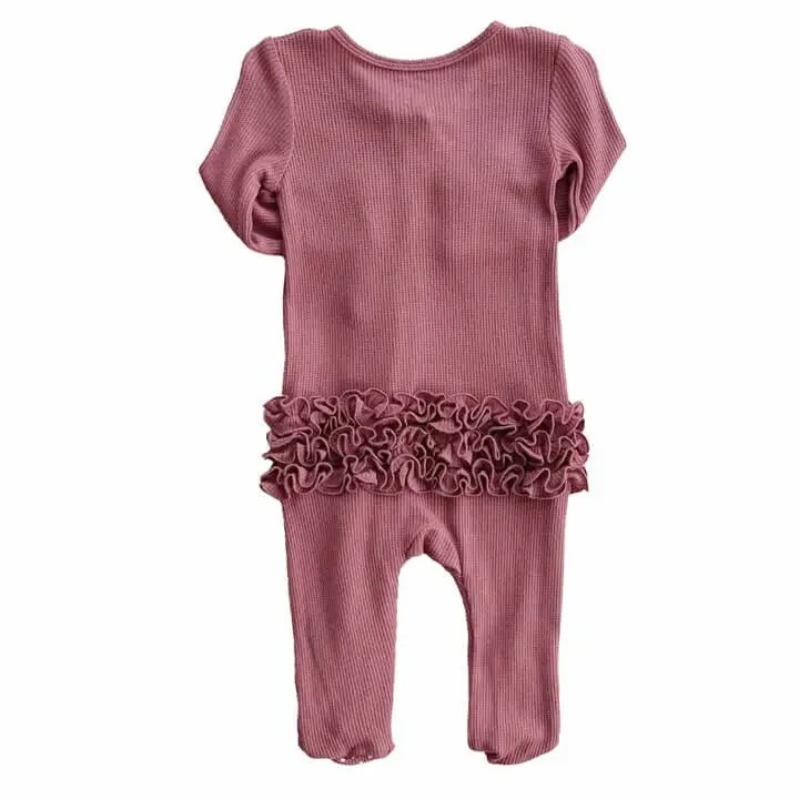 Rosey Ruffles Footie | Caden Lane