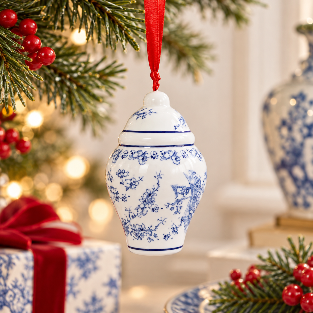 Lottie Chinoiserie Ornament