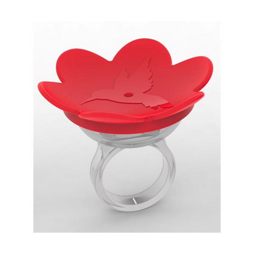 Hummingbird Fresh Feeder Ring | Red