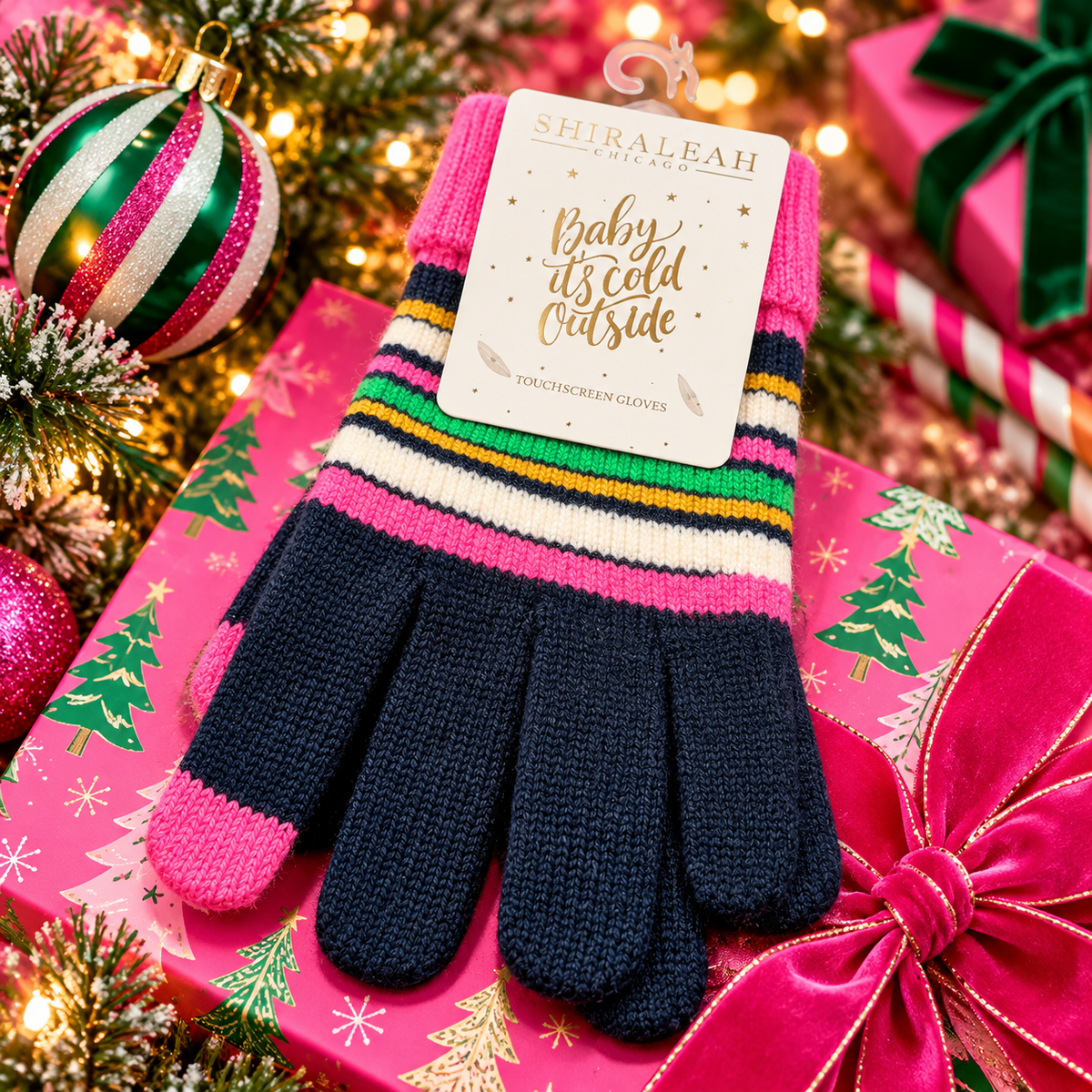 The Jingle Bell Gloves | Touch Screen