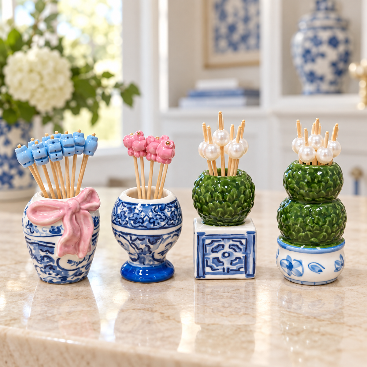 Topiary Toothpick Holder | Mud Pie