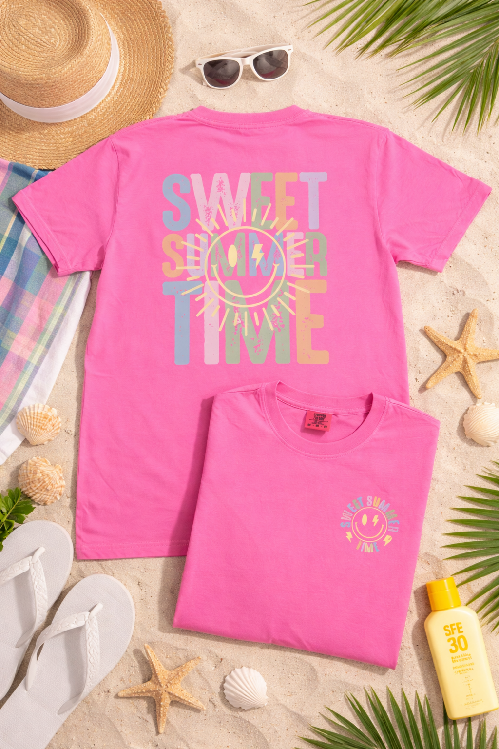 Sweet Summer Time Comfort Color Tee