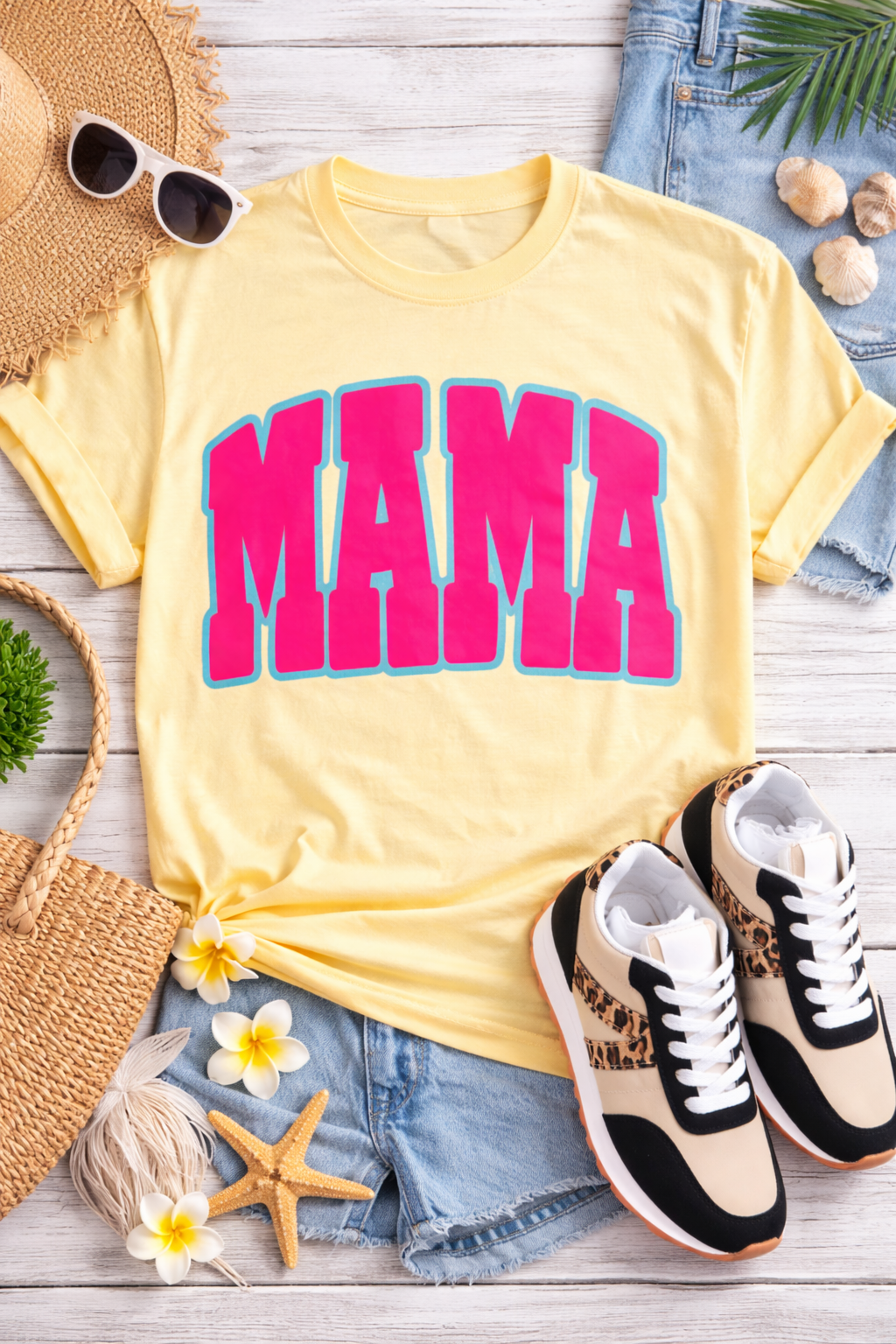 Mama Comfort Color Graphic Tee
