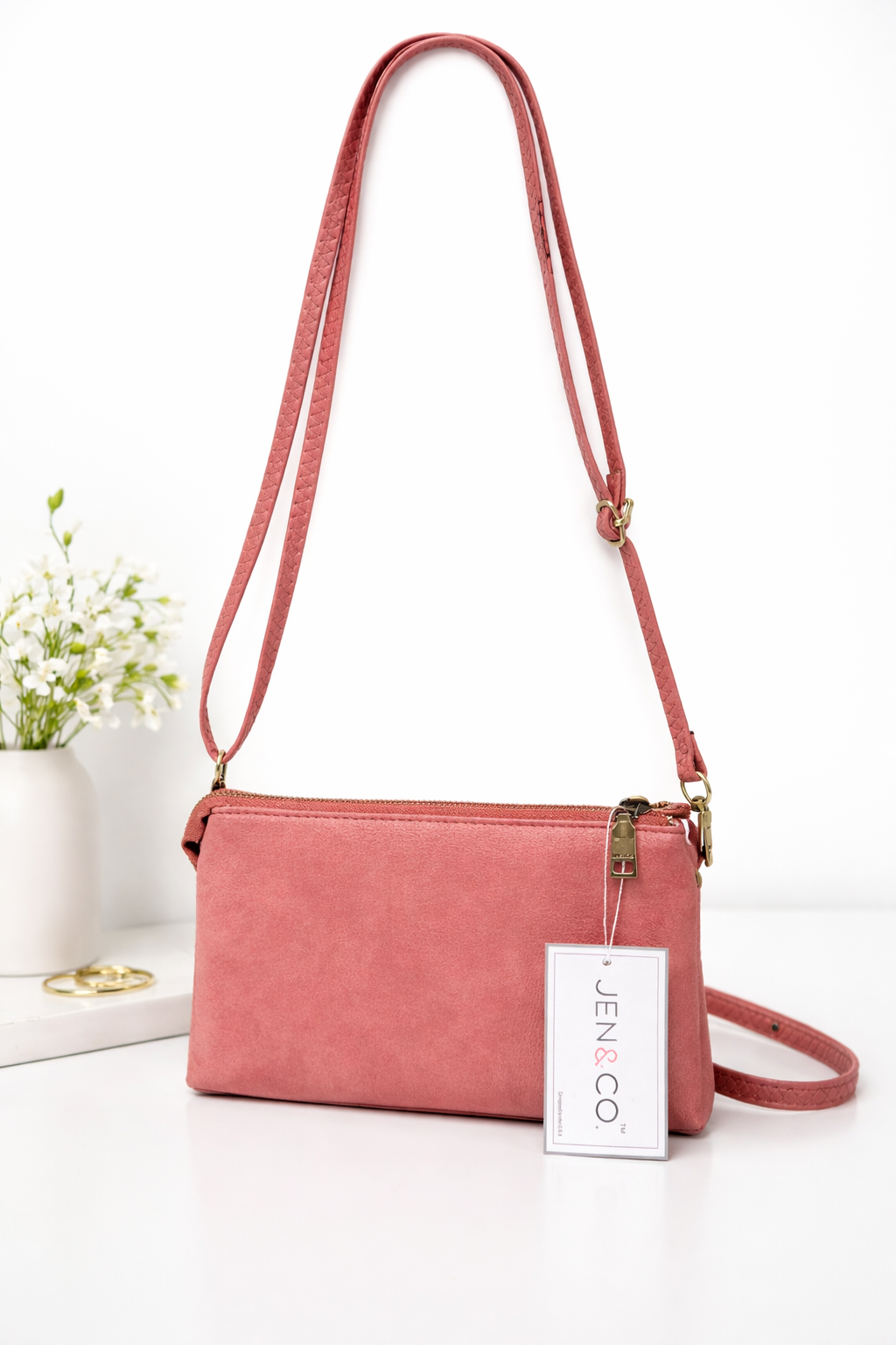 Riley Terracotta Crossbody/Wristlet