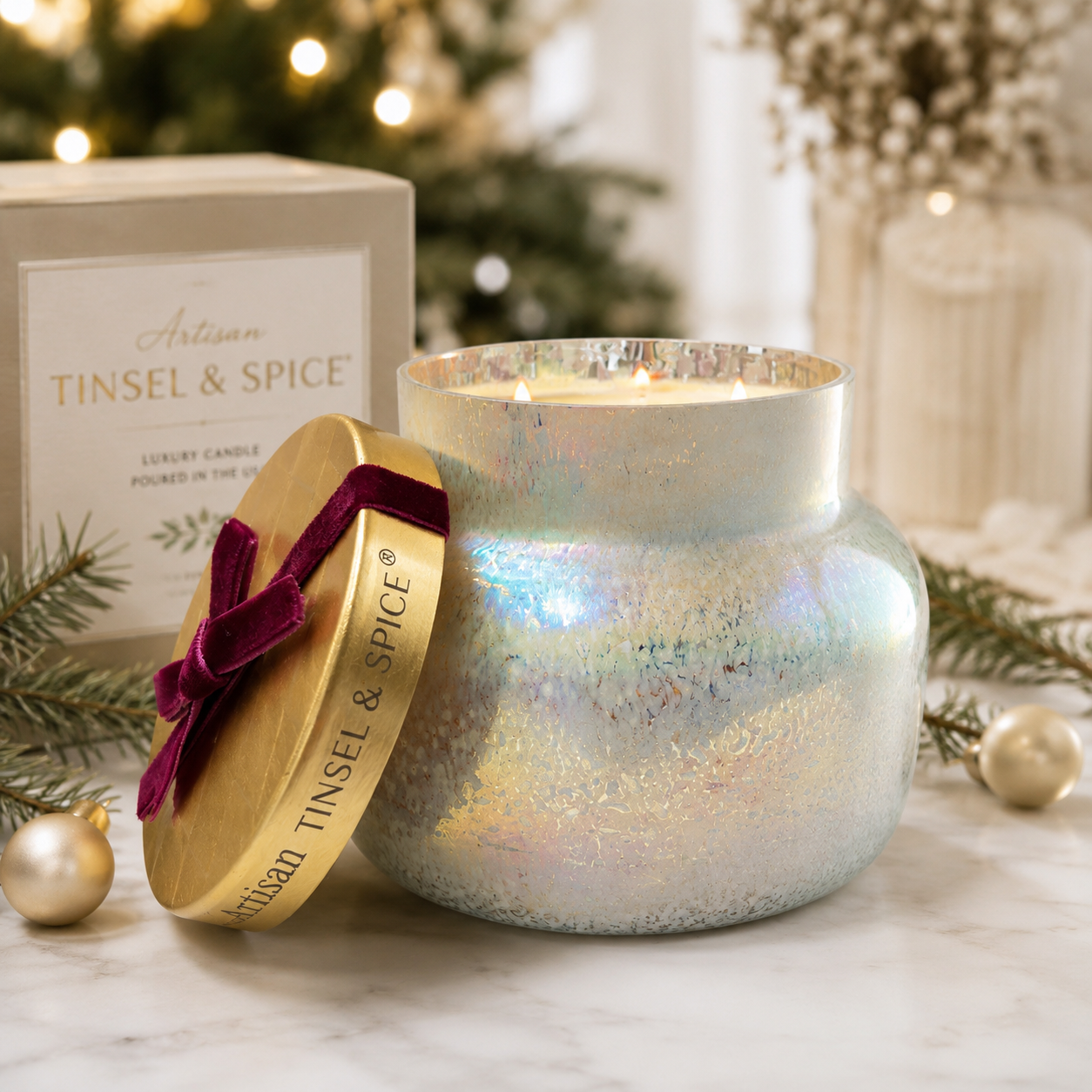 Tinsel & Spice Candle | 19oz | Capri Blue