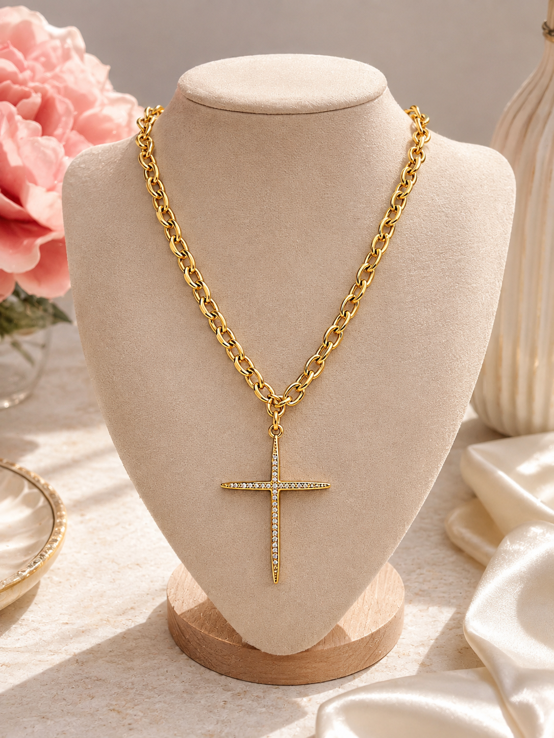 The Luxe Cross Necklace