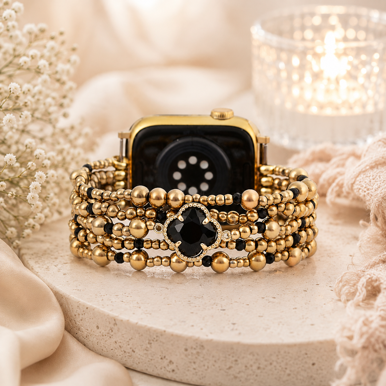 Majestic Midnight Stretch Apple Watch Strap