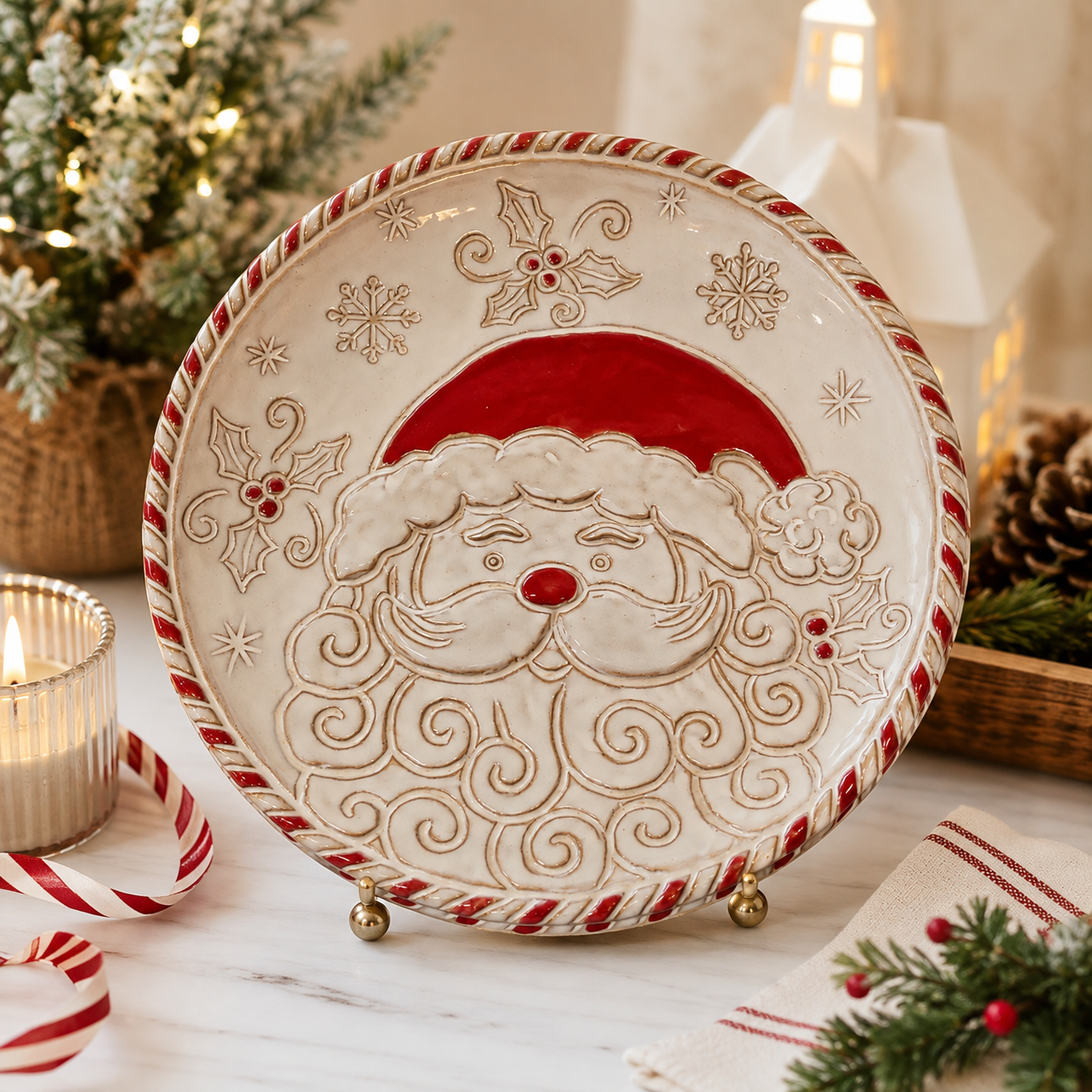 Glacier Santa Plate