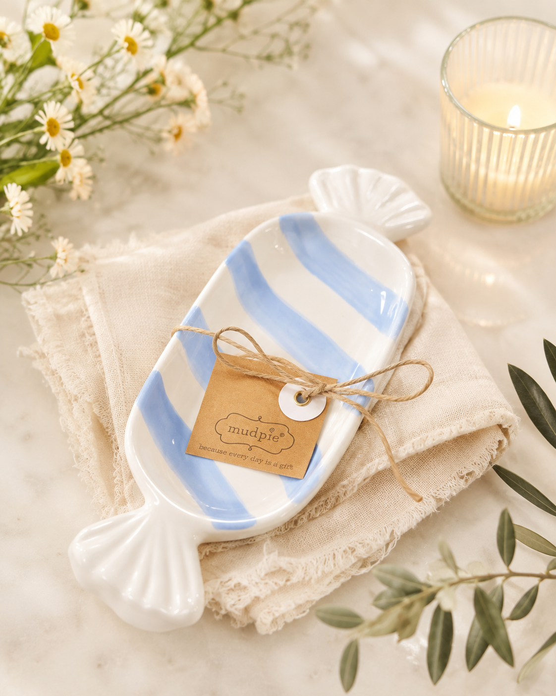 Blue Ribbon Candy Tidbit Tray Set