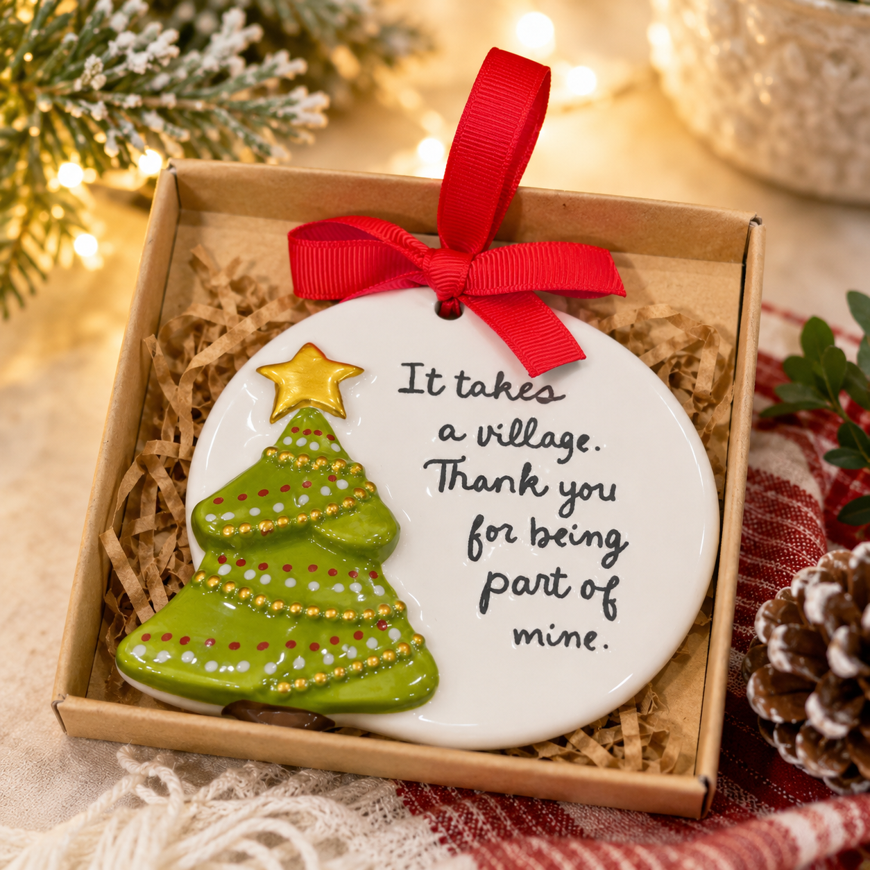 It Takes A Village Ornament