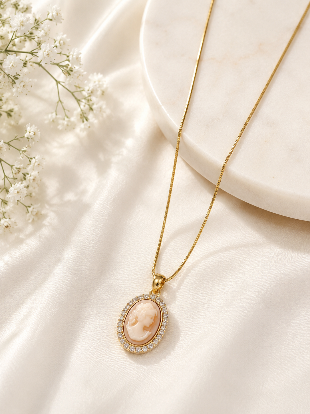 Cameo Necklace | Coastal Grit