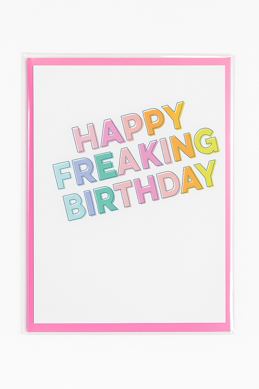 Happy Freaking Birthday Greeting Card