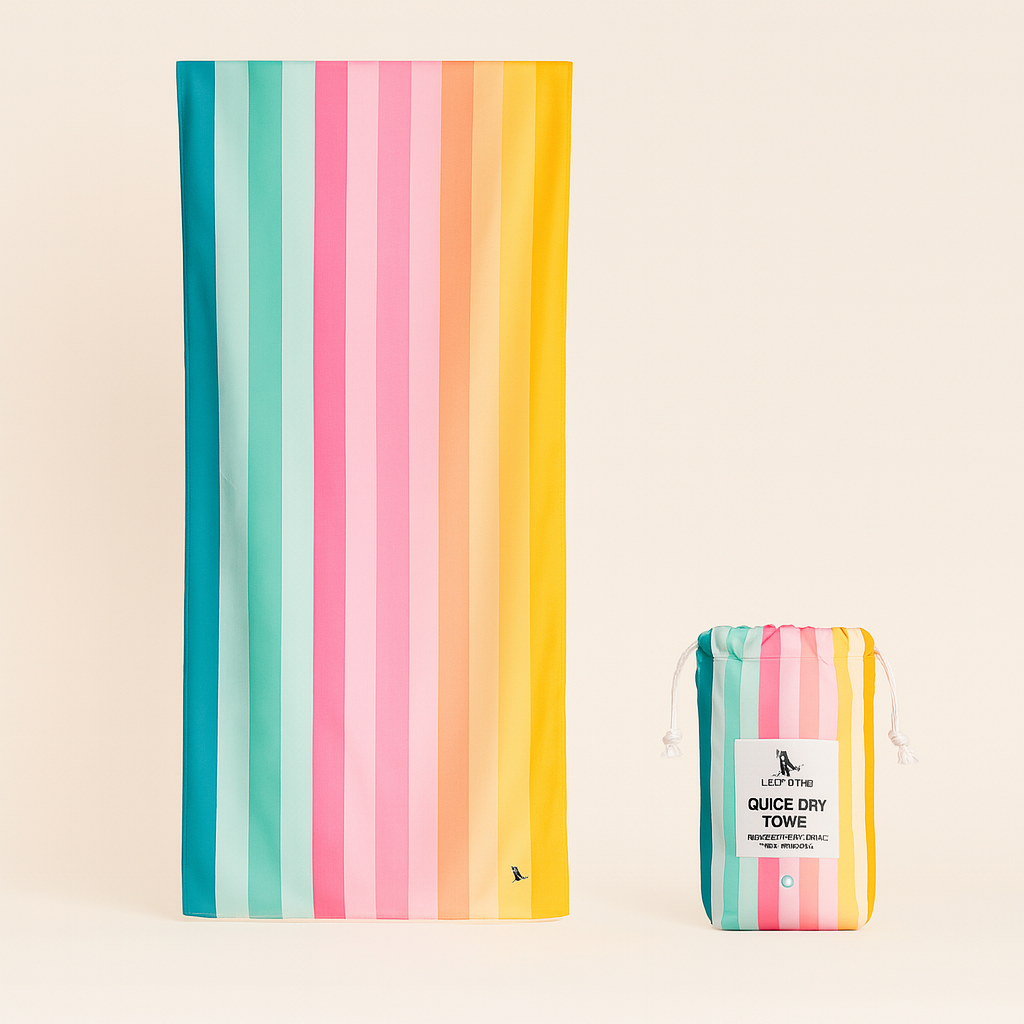 Coastal Candy Beach Towel