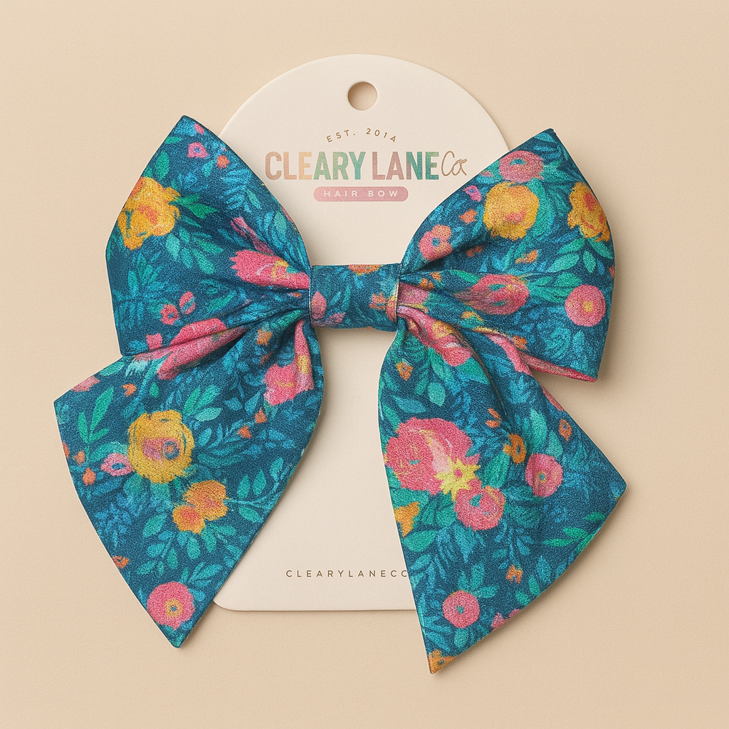 Spring Garden | Blue | Hairbow