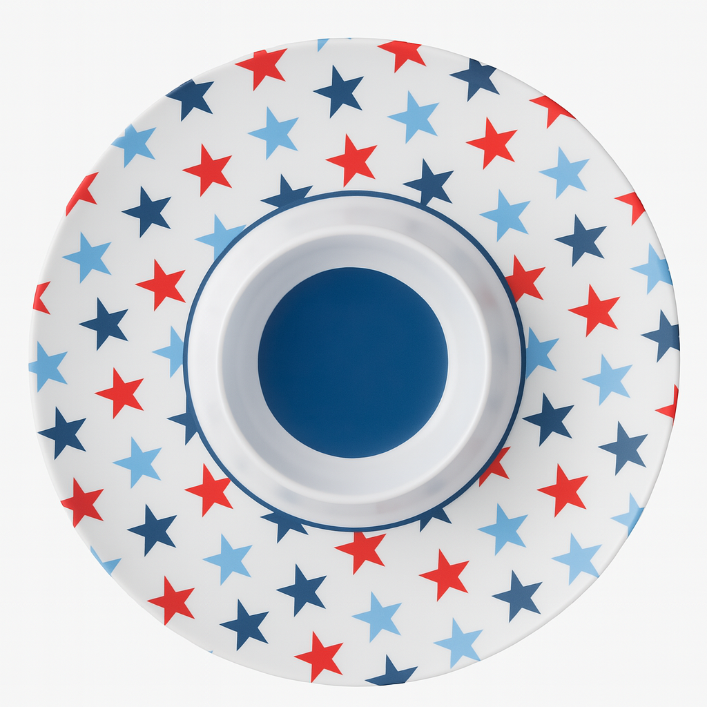 Stars Chip and Dip Platter