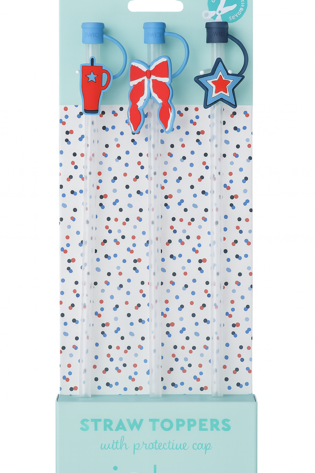 Miss Independance Swig Straw Set