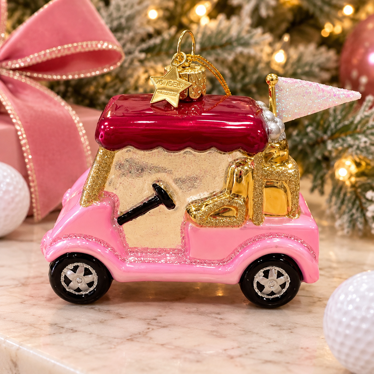 Par-Tee in Pink Ornament | Vondels