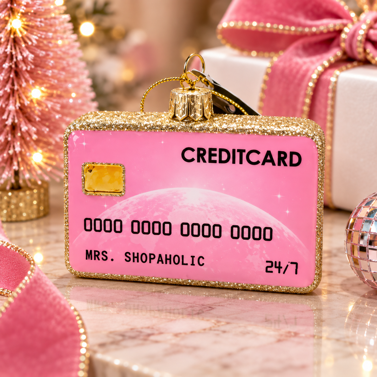 Ms. Shopaholic Ornament