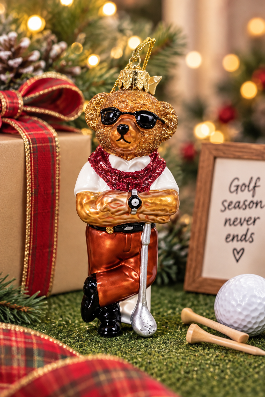 The Country Club Bear Ornament