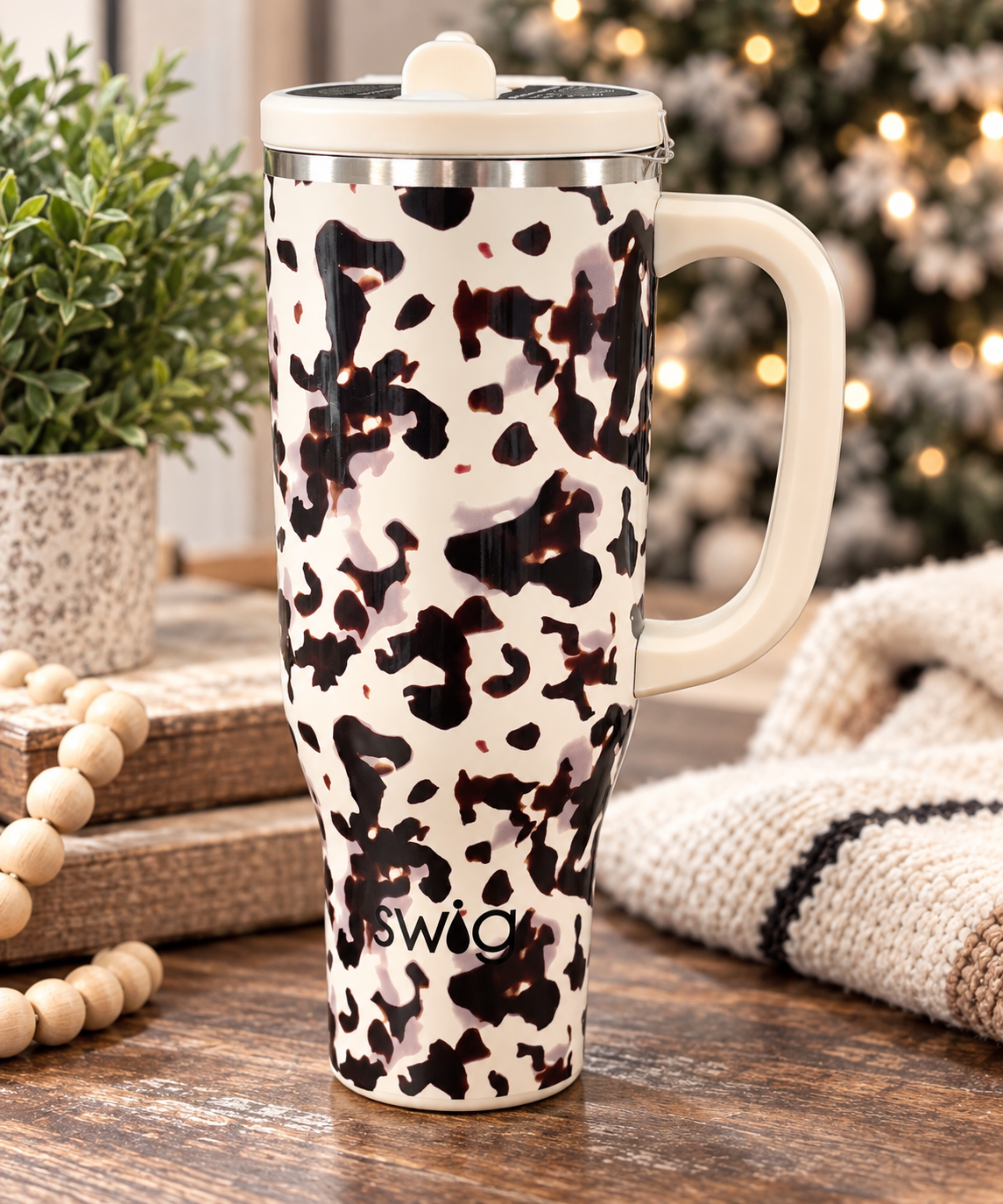 Blonde Tortiose Mega Mug | Swig 30 oz